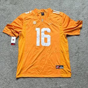 NFL Men's Orange and White T-shirt